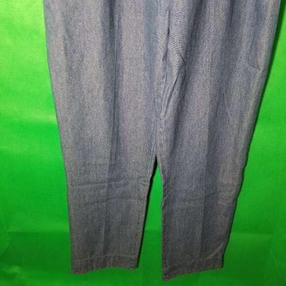 QT By Andres Women Overalls One Size Prairie Maternity Motherhood Jean Denim - Picture 2 of 9